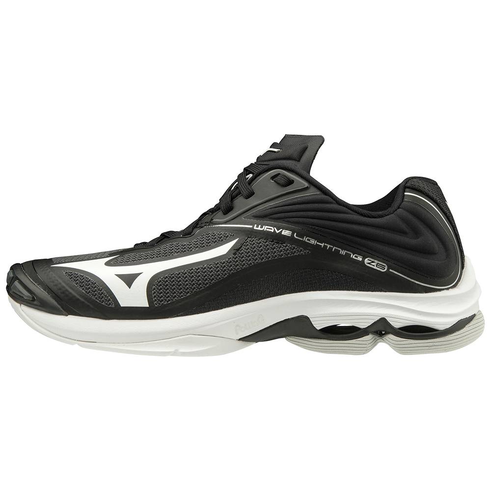 Tenis Para Voleibol Mizuno Wave Lightning Z6 Para Mujer Negros/Plateados 0759324-BE